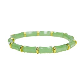 Fengshui Bracelet Green Beaded Bracelets for Women Dainty Good Luck Bracelet Inspirational Jewelry Accessories Gifts for Women
