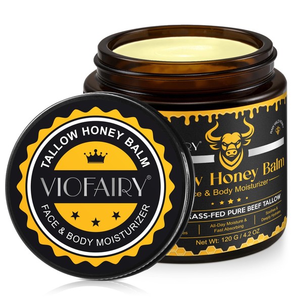 Beef Tallow for Skin, Tallow and Honey Balm for Face