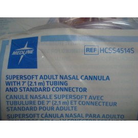Medline 7 foot  Soft Touch Cannula  Oxygen Tubing  HCS-4514S  Lot of 5