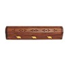 Purpledip Wooden Incense Stick Holder Cone Burner Stand Box: Storage