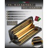Eredita Men's Long Wallet - Italian Carbon Leather, Black x