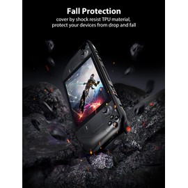 ANNAPRO Funda Protectora con función Atril para Steam Deck, Funda Protectora de TPU con Base de Soporte, diseño Antideslizante y antiarañazos Funda Protectora Compatible con Valve Steam Deck