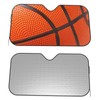 NiuKom Car Windshield Sport Basketball Sun Shade for Car Windshield