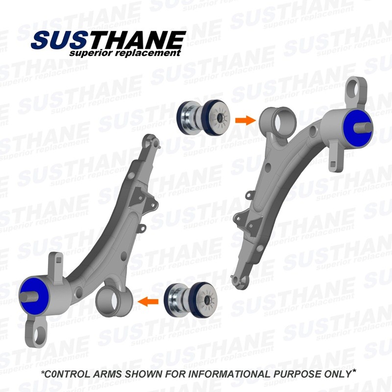 AUTOACER Front Lower Control Arm Bushing Kit 2p in Polyurethane