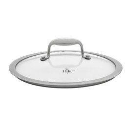 Hell’s Kitchen Tempered Glass 9.5 Inch Pan Lid, Steam Vented, Dishwasher Safe, Oven Safe (9.5")