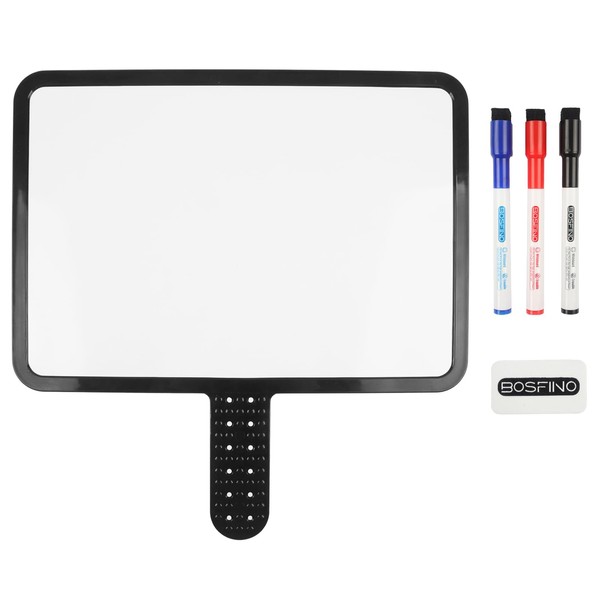 DumanAsen A4 Size Double Sided Dry Erase Answer Paddle with