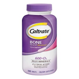 165tab 600 Calcio Vitamina Minerales Hueso Dientes Sabor Nunca