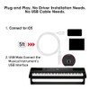 Electronic Musical Instrument Converter Cable B Male Interface OTG Cord