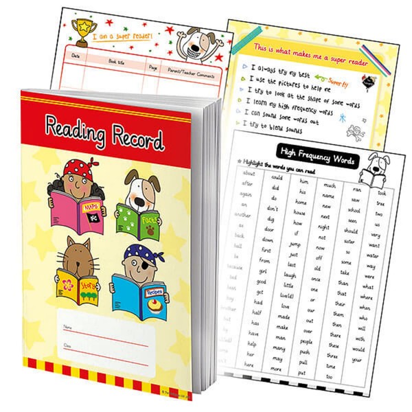 1 Pedagogs Reading Record Book Comprehension Childrens Pupils School Diary