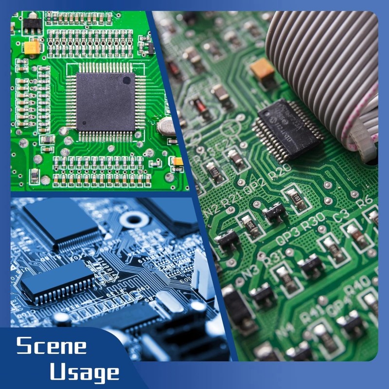 Essmetuin Desoldering Wick and Soldering Flux Paste for Electronics Repair,