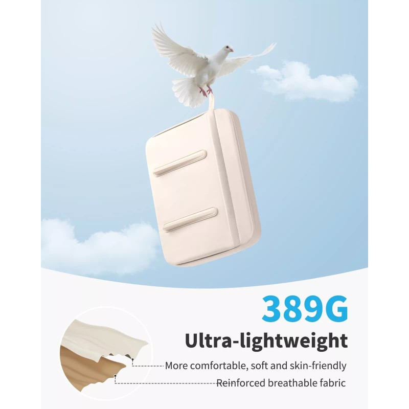 SAIJI Computer Lap Desk with Pillow Cushion, Fits up to