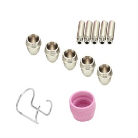 Plasma Cutting Torch Consumables Kit, Widely Used Plasma Cutting Cutting Torch Electrode Easy Use Electrode Contact Tip for Man for Repair Tool(#1)