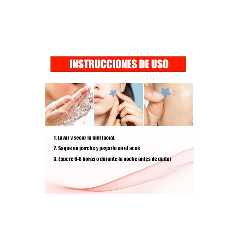 LUHI 200PCS Parches para Acne, Pimple Patch, Parches para Espinillas