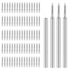 400pcs Hardware Nails Double Head Skirting Nails with 4 Tools