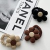 Flower Color Hair Tie, Big Flower Scrunchie, Color Hair Tie, Hair Tie, Girl's Gift, Scrunchie, Scrunchie / 플라워컬러머리끈 빅 플라워 슈슈 컬러 머리끈 헤어끈 여아 선물 슈슈 곱창