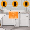 Entrance Door Draught Excluder Wall Stopper Insulating Prevent Dust and
