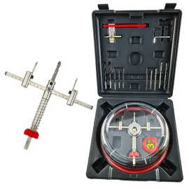 AeKeatDa Adjustable Hole Saw Cutter Kit 1-5/8" to 8"（40-200mm） with ABS Dust Cover for Recessed Lights Ceiling in Recessed Drywall & Ceiling Tile