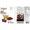 Sunfood Organic Beet Powder 8 Ounce Athletic Performance Smoothie Booster