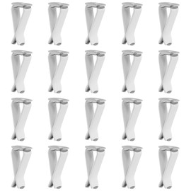 Bonsicoky 40 Pcs Square Head Car Vent Clips, Air Freshener Clips for Office Home Car Air Conditioner Outlet, White