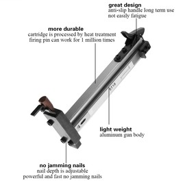 Nail Gun, Manual Nailer Gun, Steel Upholstery Stapler, Frame Nailer, Semi-Automatic Nail Gun, Hand Tools and Accessories, Power Framing Nailer