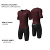 Logas Men‘s Triathlon Suit Trisuit Race Skinsuit Cycling Speed Suit