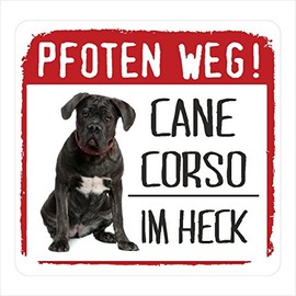 siviwonder Cane Corso Paws Way Small Car Sticker Dog Sticker Reflective
