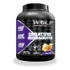 Creatina Monohidratada Wolf 1kg 200 Servicios Sabores Manzana                                                                                         