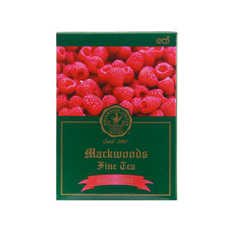 MACKWOODS STRAWBERRY FLAVOURED, SINGLE ESTATE, BLACK TEA IN 25 ENVELOPED