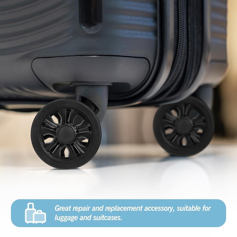Volein Pack of 4 Suitcase Castors Replacement Wheels 55 x