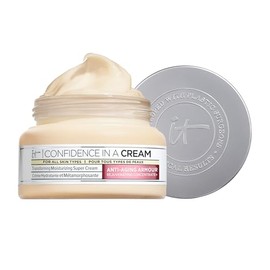 It Cosmetics Confidence in a Cream - Crema Hidratante Facial Antiedad, Hidrata Intensamente, Reduce Visiblemente las Lneas de Expresin Finas con...   