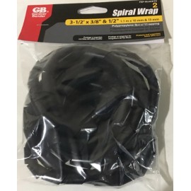 Gardner Bender GB Spiral Wrap 3.5'x3/8&1/2" Black Polypropylene Computer & Networking Organizer