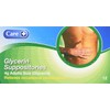 Three Packs of Care Glycerin Suppositories 4g 12s