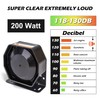 Wireless Police Siren 20 Tones 130 DB 200 Watt Remote
