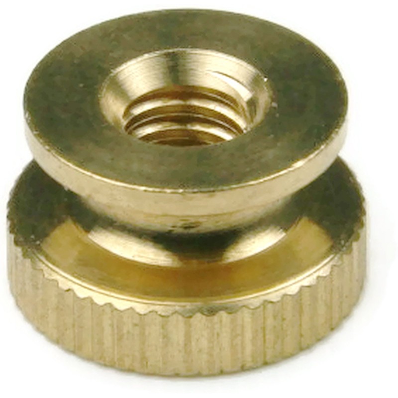 Knurled Thumb Nuts Brass Circular Knurl Nuts #12-24 Qty 25