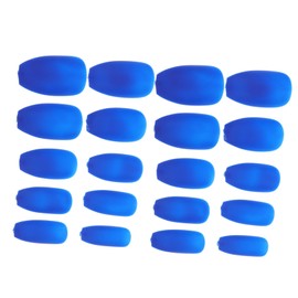 Healeved Detachable Diy False Nails 1 Box of Short Nail Tips Nail Art Practice Hand Fake Nails Tips Decorative Nails Tips for Wedding Prom Dating