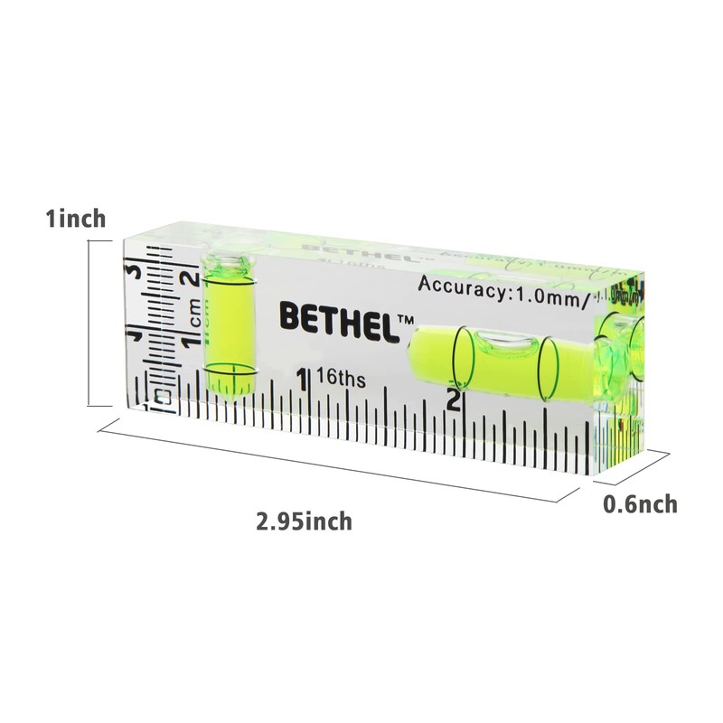 T-Type Level Mini Bubble Level Two directions Spirit Level Shatterproof