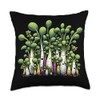 Vegan Agriculture Growing Sprouts Vegetables Plants Throw Pillow