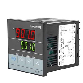 MC701 Type K PT100 Digital PID Temperature Controller Sensor Input Relay SSR Output with Flame Retardant Housing