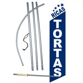 NeoPlex Ricas Tortas Complete Swooper Flag Bundle