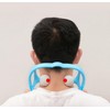 Comfortable neck massager golf ball neck acupressure massager roller pink 4ea