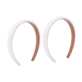 IWOWHERO 2pcs Elegant Hair Hoops Stylish Sponge Headbands for Women Fashion Hair Accessories for Daily Wear for Parties and Everyday Use
