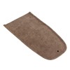Motorcycle Fender Bib Cover Artificial Leather Decorative Pad Flame Pattern