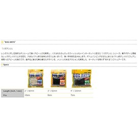 Ecogear Worm Bug Ants, 3-Inch Lure, #435 Bottom Crawler