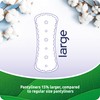 EveryDay All Cotton Large Pantiliners - 100% Cotton - Pack