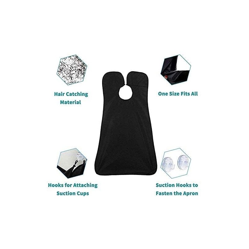 Emapoy Beard Bib Beard Apron, Beard Hair Catcher, Waterproof Beard