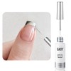 GAOY Metallic Silver Gel Nail Polish Art Liner, 8ml 3D