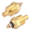 CYSFETENA Metal Water Temperature Sensor,Golden Coolant Temp Sensor,Accurate Temperature Sending