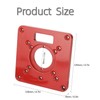 Router Table Insert Plate Aluminum Alloy Compatible with Makita Routers