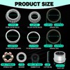 2 Sets 25580 14125A Trailer Bearing Kits, Grease Seals, Spindle