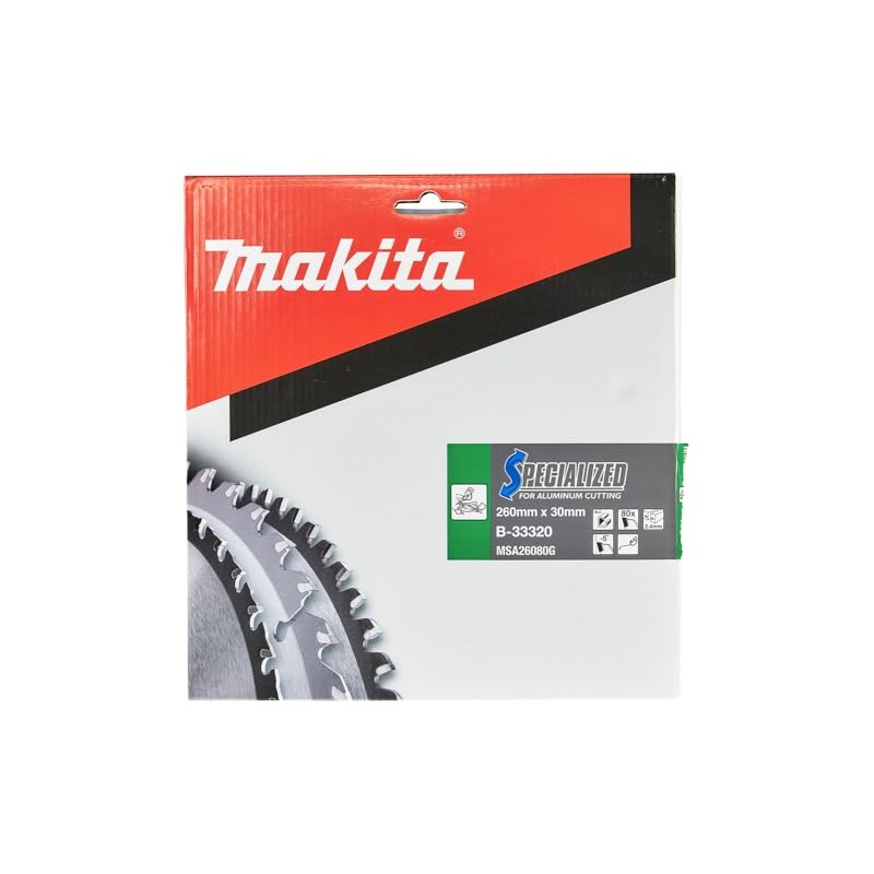 Makita Specialized SAEGE Sheets 260 x 30 mm, 80Z, 33320